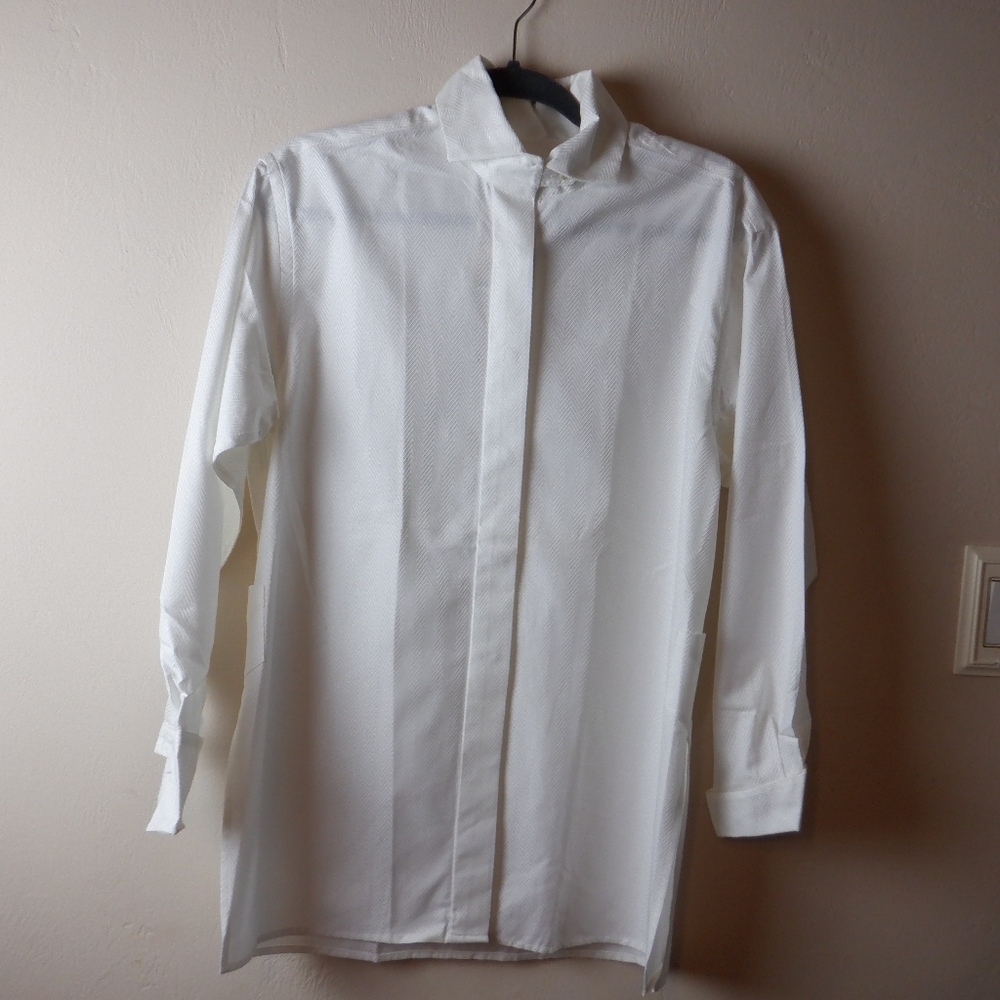 Jill McGowan Vintage LS blouse, size S NWT